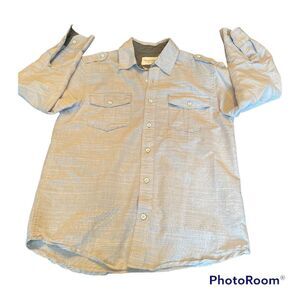 ⚡️ Paper Denim & Cloth Long Sleeve Buttoned Down Shirt ~ Size 10/12 ⚡️